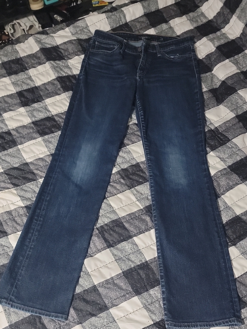 Lucky Brand Women's Dark Blue Straight Leg Jeans